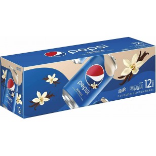 Pepsi Vanilla 12fl.oz (355ml) American Import 12 Cans 